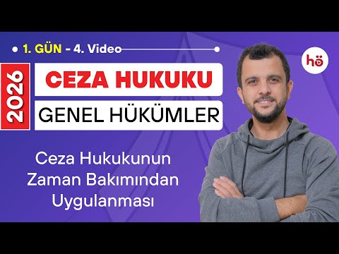 4) Ceza Hukuku KAMPI - Ceza Hukukunun Zaman Bakımından Uygulanması - Murat AKSEL