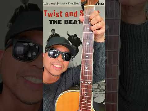 The Beatles Twist and Shout Quick and Easy Guitar Tutorial for Beginners in 2min.