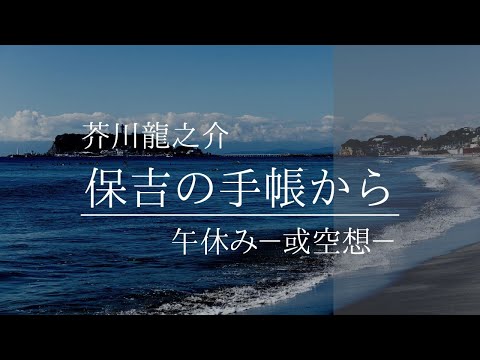 芥川龍之介・作「保吉の手帳から　 午休みｰ或空想ｰ」（朗読・須山里華）