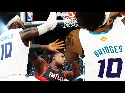 NBA 2k15 MyCAREER Gameplay FINALS GM6 - Kemba Get Trey Ball to Fall! Bridges Becoming A Shooter