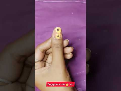 easy flower nail art  #nailart  #viralshorts #shorts