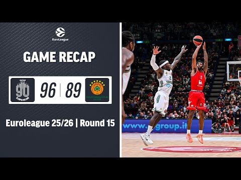 Olimpia Milano - Panathinaikos Extended Highlights