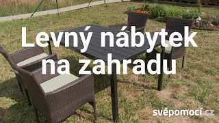 Test levného zahradního nábytku ze Stavebnin DEK