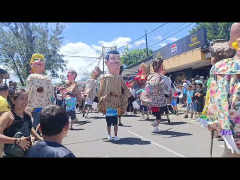 Nuevo recorrido de Mascaradas en  San Juan de Santa Bárbara, Heredia 🎷🥁🎺...Sab 20, 2026 🫰