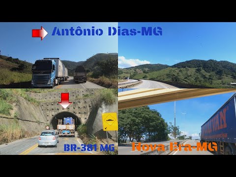 Antônio Dias e Nova Era-MG. [BR-381 MG]. Gravado em 11/05/2025.