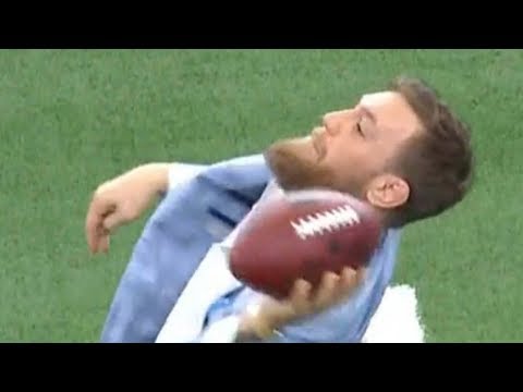 Let's Take Another Look At How Conor McGregor Throws A Football