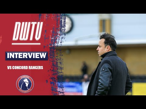 INTERVIEW| Marc White Vs Concord Rangers