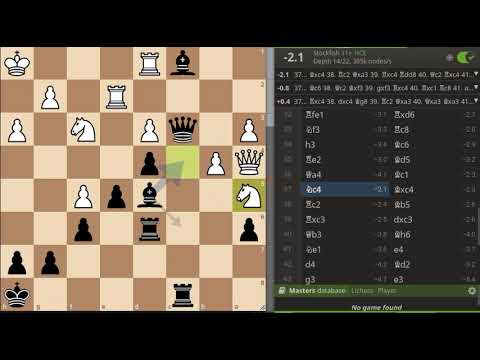 Emanuel Lasker vs Robert James Fischer (Black sacrifices the Queen for long term pressure!)