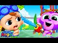 No No Baby Monkey Be Nice Animal Learning Videos Little Angel Kids Songs Nursery Rhymes