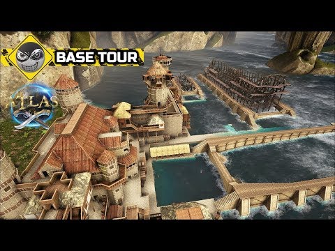 ATLAS: Shipyard and docks - PVP base design - Tour