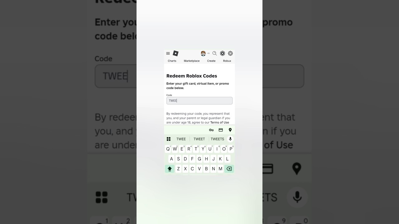 This redeem code is still working in roblox (2025)!!#roblox#robloxedit