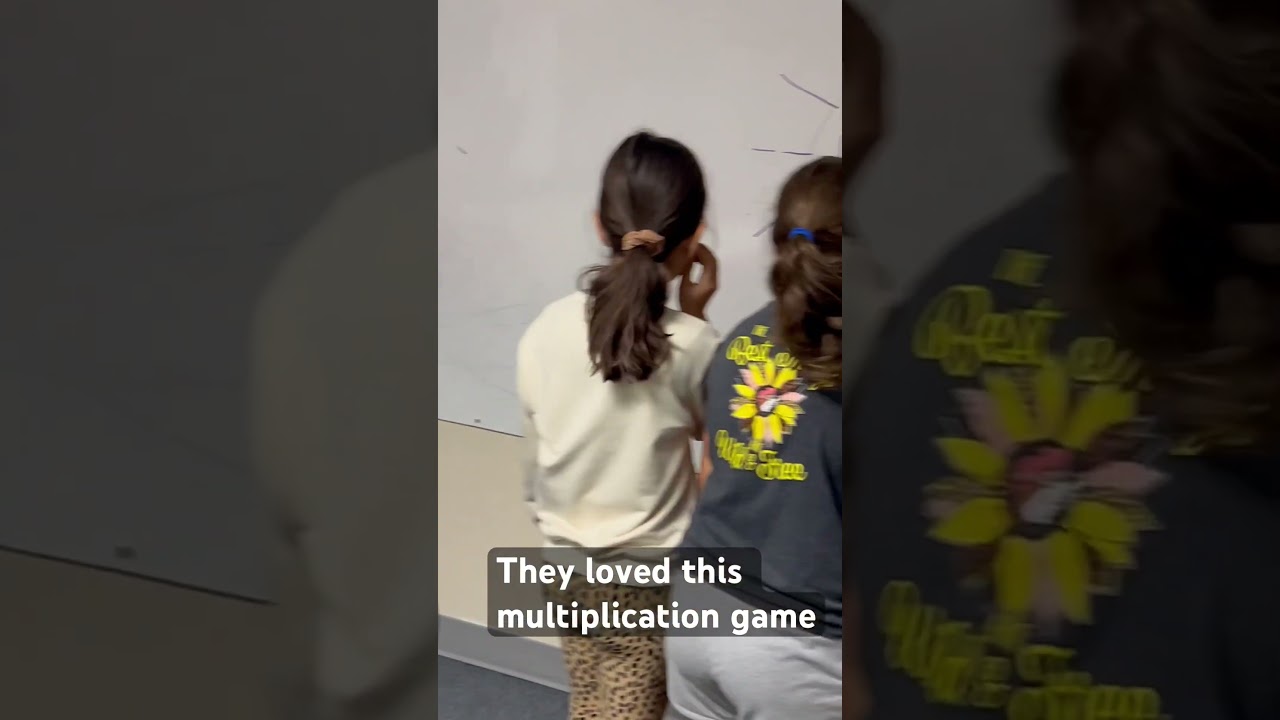 They loved this multiplication game! #mathgames