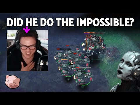 NEW WORLD RECORD! 1 Terran vs 7 Insane Random AI by HeroMarine (PiG Reacts) - StarCraft 2