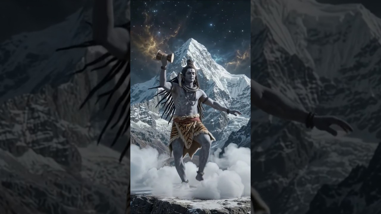 महादेव का दिव्य तांडव 🔱 | कैलाश पर्वत पर शिव का अद्भुत रूप #mahadev #harharmahadev #shivshankar