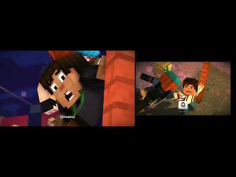 MidnightSlayer - Minecraft:Storymode Netflix Vs Minecraft Storymode original