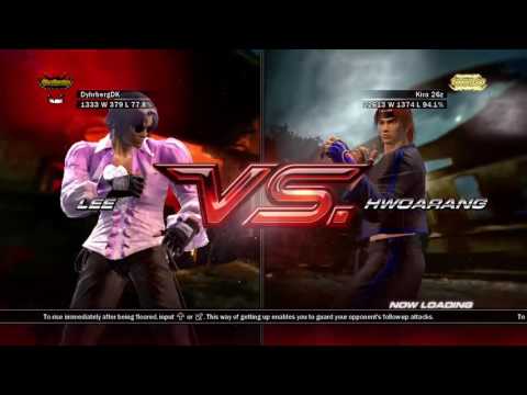 Lee (Vindicator) vs. Hwoarang (Tekken God)