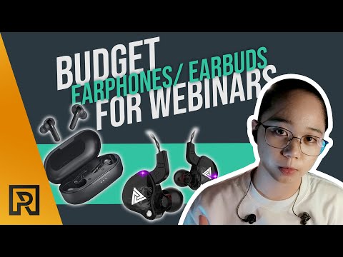 BUDGET EARPHONE/EARBUDS FOR WEBINAR and STREAMING | QKZ-AK6 and Haylou GT3