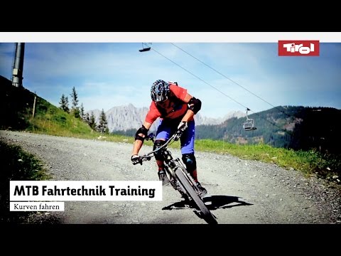 MTB Fahrtechnik Training (5): Mountainbike Kurven fahren Tutorial