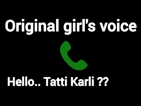 Hello.. Tatti Karli ? One Sided Girl's Prank Call Audio #girlvoiceprank @originalgirlsoundhub #call 