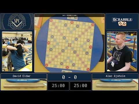 2023 Scrabble Players Championship Game 4 - David Eldar vs. Alec Sjoholm
