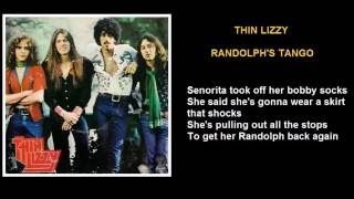 Thin Lizzy - Randolph&#39;s Tango (lyrics)