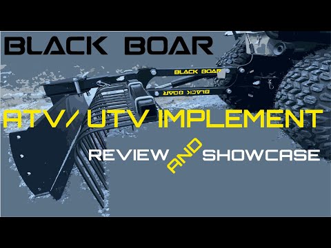 Black Boar ATV/ UTV Implement Lift Review & Install