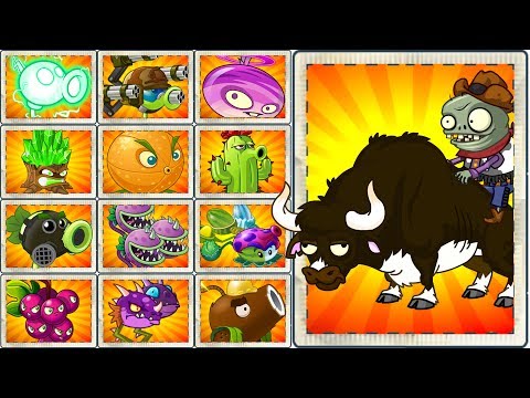 Plants vs Zombies 2 New Zombie Bull vs All Plants Power UP - How to Defeat Bull Zombie ?