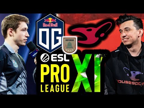 OG ON FIRE! OG vs Mousesports Highlights * Inferno - ESL Pro League Season 11