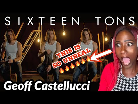 🤯SIXTEEN TONS  Bass Cover-GEOFF CASTELLUCCI | SINGER REACTS! Very Underrated!!!