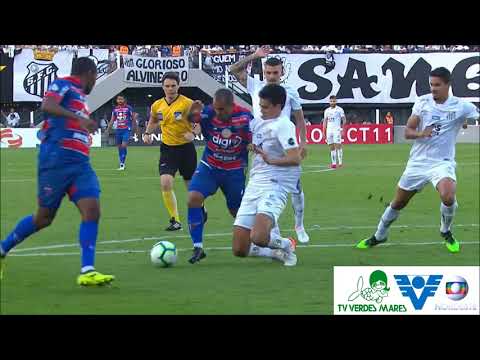 Santos 3 x 3 Fortaleza (Campeonato Brasileiro 2019)