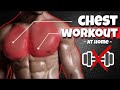 The BEST HOME CHEST WORKOUT (NO EQUIPMENT NEEDED)