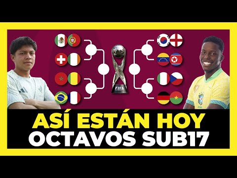 This is how the Round of 16 of the U17 World Cup stands today 🇧🇷🇻🇪🇲🇽🏆