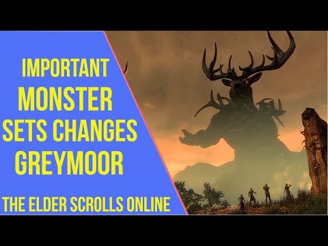 ESO Greymoor Monster Sets Changes - Greymoor PTS