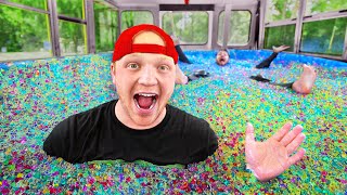 I Filled My School Bus With Orbeez!