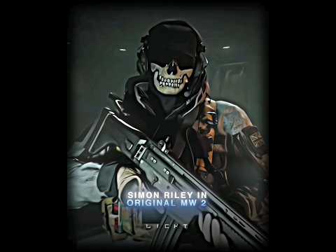 Ghost In Orginal Vs Remake Cod Mw2 | Simon Ghost Riley 4k Edit #simonghostriley