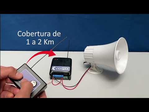  Botón de Pánico y Sirena VigiPOD con Sirena