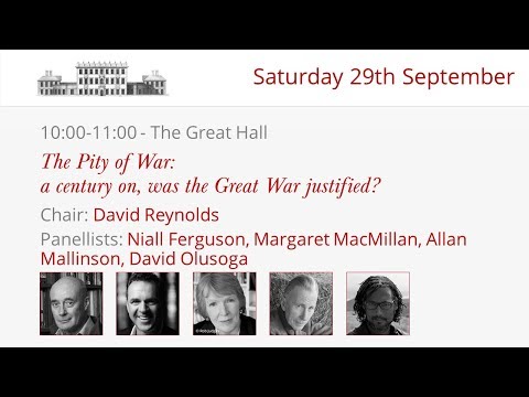 The Pity of War a century on, was the Great War justified