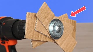 Why it is Not Patented? Insert Cardboard Into Drill and Amazed