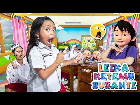 LEIKA MEETS SUSANTI RETURNING TO INDONESIA FROM UPIN IPIN 😱 FUNNY KIDS VIDEO