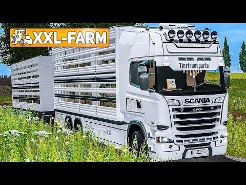 LS17 XXL-Farm: SCANIA Tiertransporter bringt erste Kühe | LS17 Süd Thüringen #48
