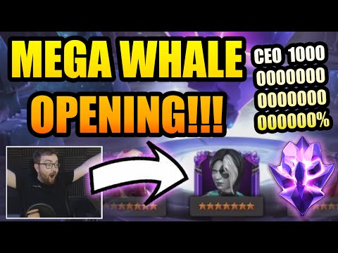 SUMMER SALE MEGA WHALE CRYSTAL OPENING! 25x 6 Star & 2x 7 Star - Marvel Contest of Champions
