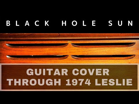 Black Hole Sun guitar cover - 1974 Leslie Speaker