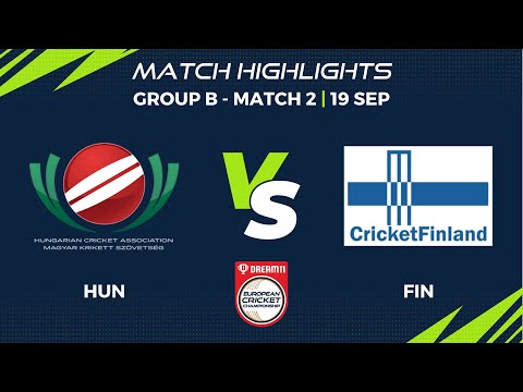 Group B, Match 2 - HUN vs FIN | Highlights | Dream11 European Cricket Championship, 2022 | ECC22.026