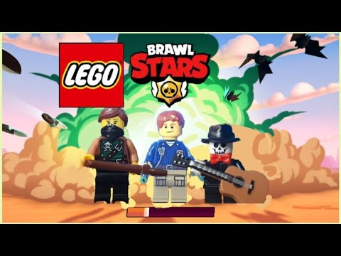 Lego Brawl Stars Showdown | Stop Motion Animation. Лего Бравл Старс Анимация.