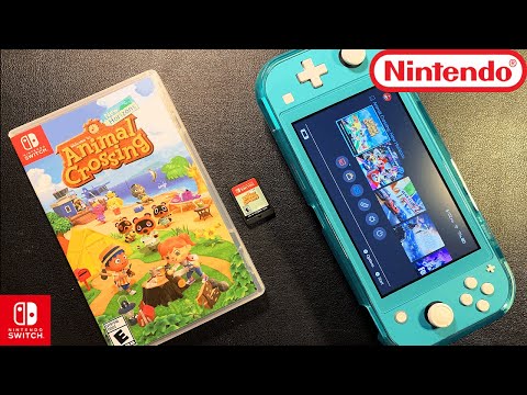 Animal Crossing | Nintendo Switch Lite | Unboxing and Gameplay