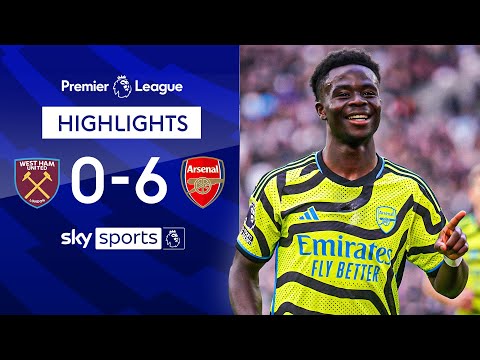 Arsenal HAMMER the Hammers 😳 | West Ham 0-6 Arsenal | Premier League Highlights