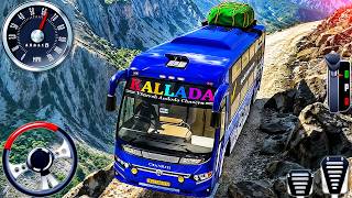 Offroad Coach Bus Driving Simulator 3D - Real Uphill Bus Drive 2026 - Android GamePlay