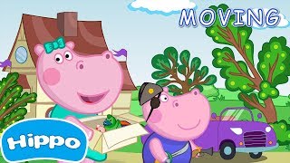 Hippo's family - Moving (Episode 1) ⭐ The newest cartoons of 2018!