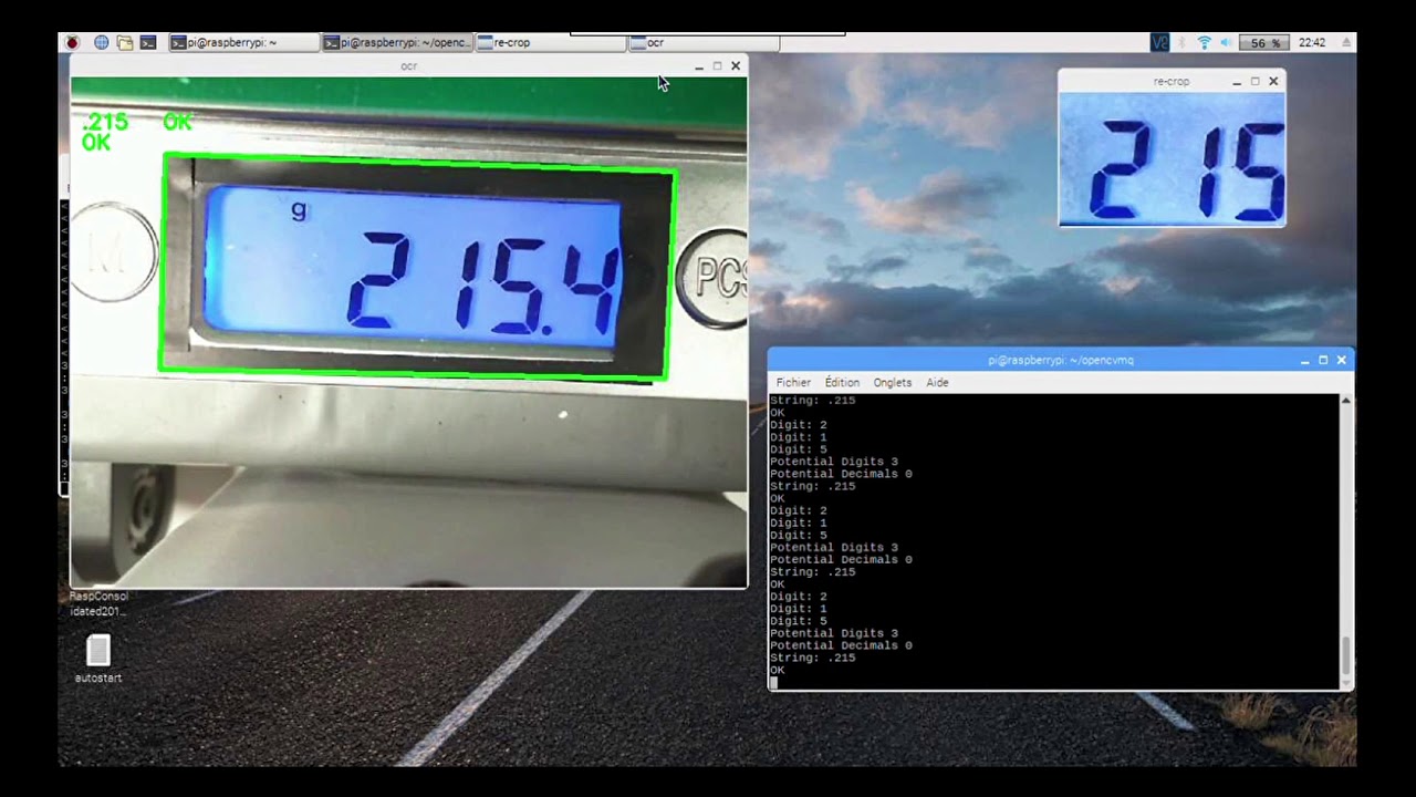 7 segment display recognition