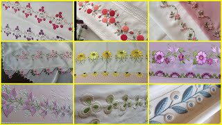 Hemline embroidery border / floral borderline embroidery for tablecloth/ shawl / lace embroidery